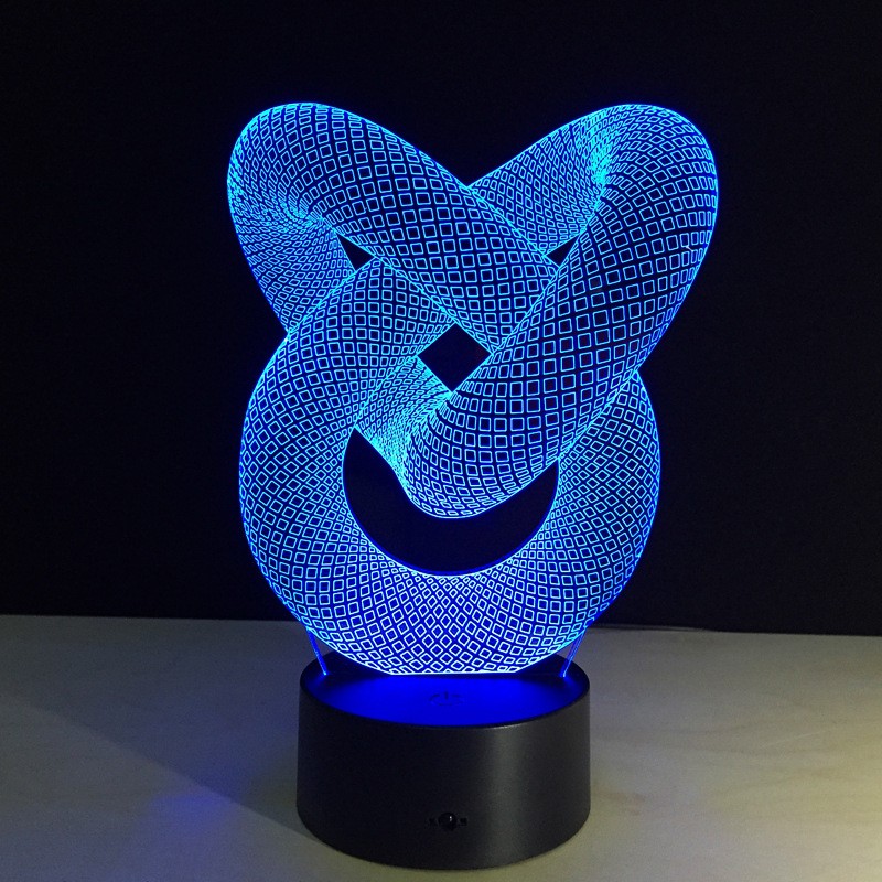 3D LED Hologram Illusion Lights with 7 Changing Colors