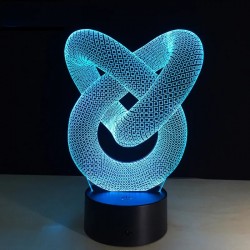 3D LED Hologram Illusion Lights with 7 Changing Colors