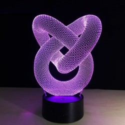 3D LED Hologram Illusion Lights with 7 Changing Colors