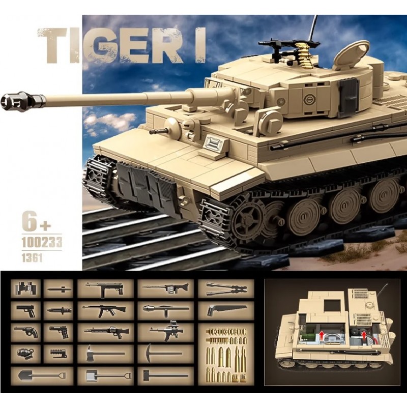 Tiger Tank Building Blocks Armored World War II Military Series