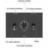 4 Port/2 Port Stereo Audio Switcher/Splitter for Headphones & Speakers