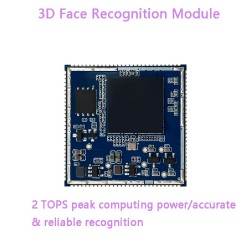 New AI Face Recognition Module HLK-TX510 3D Live Detection Serial Communication