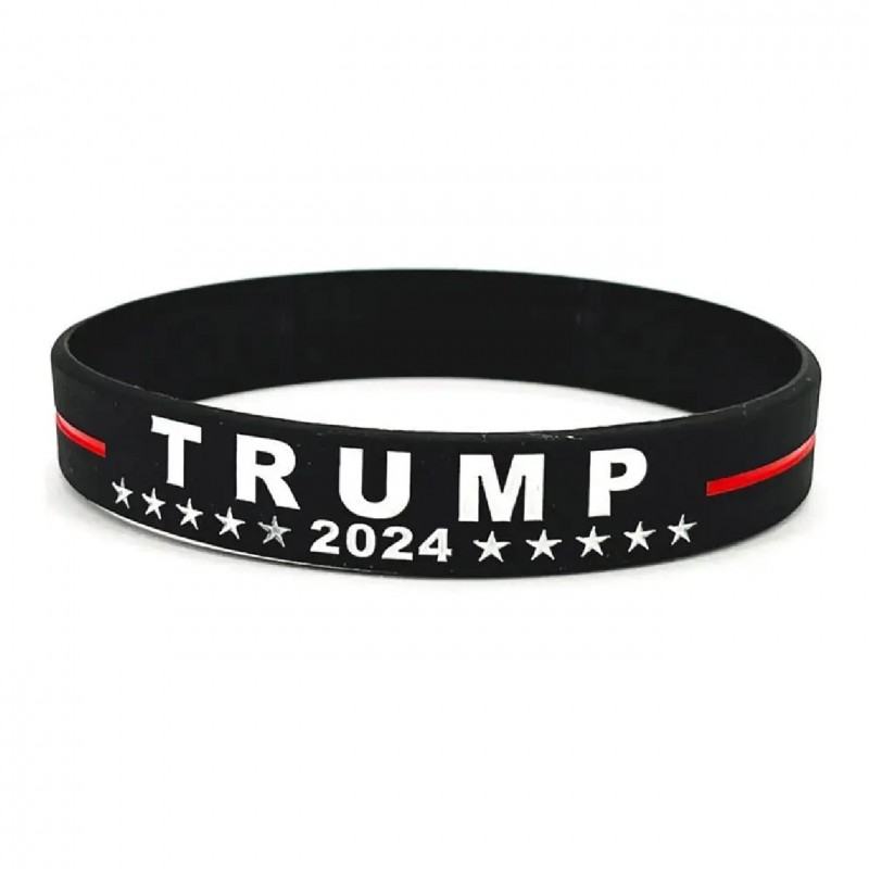 Trump Campaign Bracelet With Silicone Material Election Voter Inspirational Wristbands