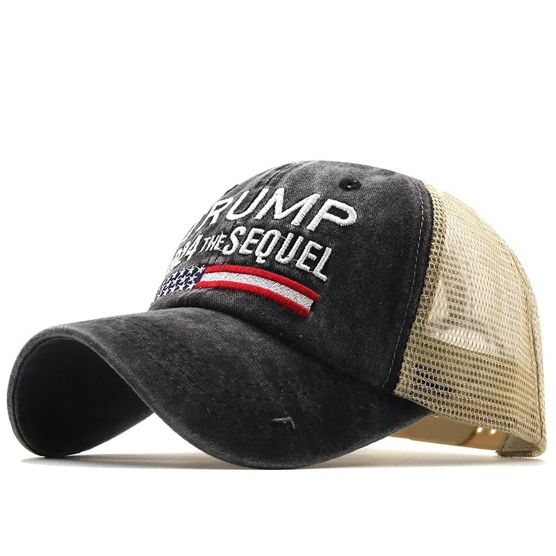 Trump American Presidential Hat MAGA Embroidered Republican Mesh Cap