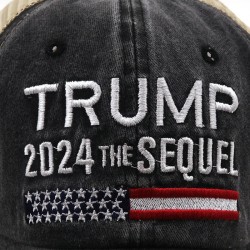 Trump American Presidential Hat MAGA Embroidered Republican Mesh Cap