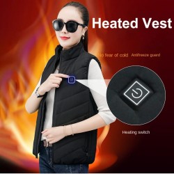 17 or 13 Electric Heating Vest USB Body Warmer Jacket