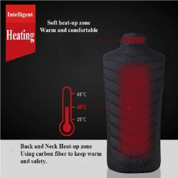 17 or 13 Electric Heating Vest USB Body Warmer Jacket