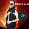 17 Areas Electric Heating Vest USB Body Warmer Jacket