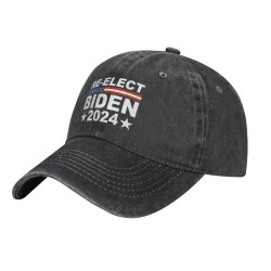 Vintage Re-Elect Joe Biden 2024 Baseball Unisex Snapback Cap Outdoor Summer & Camping