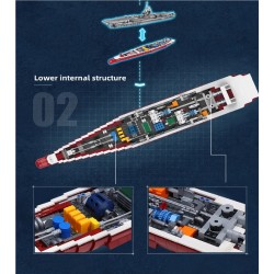 Aircraft Carrier Model Building Blocks Toys