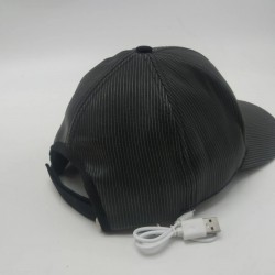 Fiber Optic Baseball LED Cap with 7 Colors Luminous Glowing EDC USB Charging Light Up