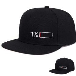 Adjustable Casual Battery Embroidery Hip-Hop Baseball Caps for Outdoor Baseball Caps Sunscreen Hats