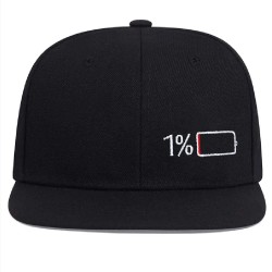 Adjustable Casual Battery Embroidery Hip-Hop Baseball Caps for Outdoor Baseball Caps Sunscreen Hats