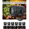 6 Pattern Halloween Indoor Projection Light 360° Moving Head Home Decoration Light