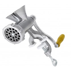 Silver Aluminum Alloy Powerful Home Manual Meat Grinder Mincer