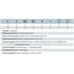 Inductive Proximity Sensor Cable Detection Metal Switches