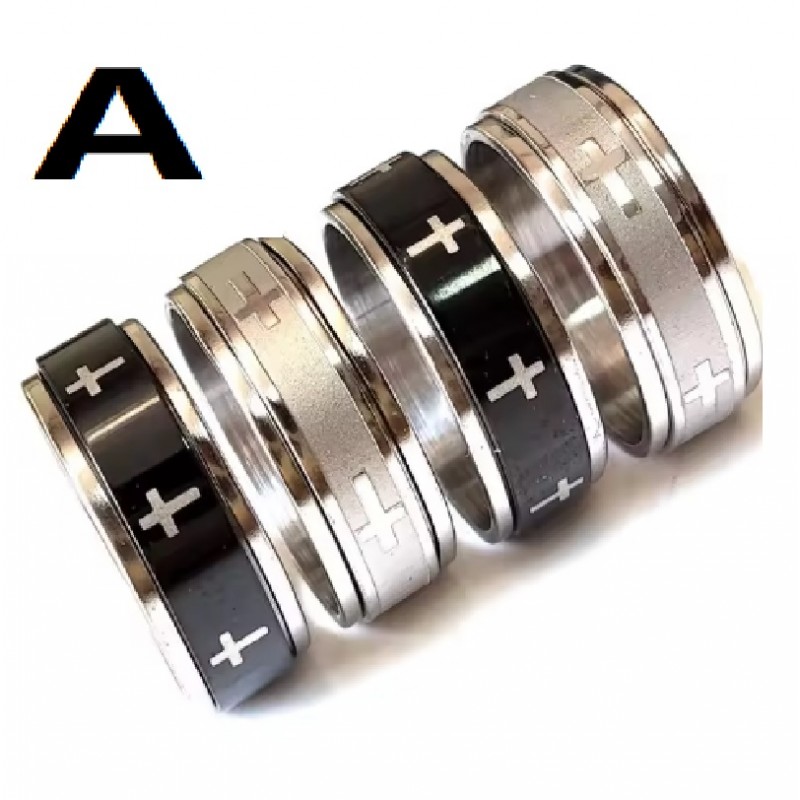 Rotatable Stainless Steel Spinner Ring Jewelry