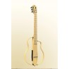 39" Portable Bamboo Guitar Smart Mute Wooden Guitar with Speaker