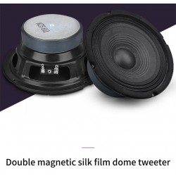 8 Inch 150W/8Ω High Power Bass Speaker KTV Home Full-Frequency Floor Speaker Professional Private Room Meeting Stage Audio