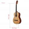 Classical 6 Strings Guitar With Gig Bag Accessories