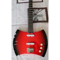 Red Axe Super Cool Bass Guitar