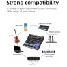 Professional 8-Channel Sound Mixing Console Supports Bluetooth USB 48V Power Interface