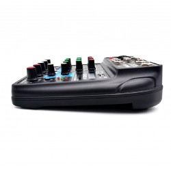 Audio Mixer 4-Channel Sound Mixing Console Supports Bluetooth