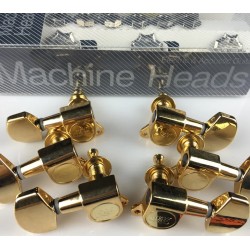 Guitar Machine Head Tuners - Gold Tuning Pegs