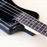 4 String Mini Electric Bass Guitar High Gloss Black