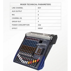 16 Channel Mixer Stage with...