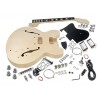 DIY Solo ES Style Guitar Kit, Maple Semi Hollow Body