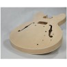 DIY Solo ES Style Guitar Kit, Maple Semi Hollow Body