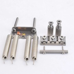 Guitar Bridge 6 Strings Titanium Alloy Tremolo System with Stainless Steel Block