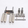 Guitar Bridge 6 Strings Titanium Alloy Tremolo System with Stainless Steel Block