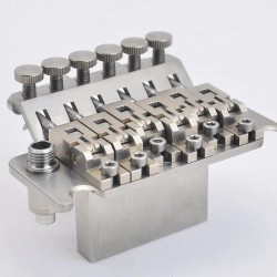 Guitar Bridge 6 Strings Titanium Alloy Tremolo System with Stainless Steel Block