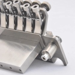 Guitar Bridge 6 Strings Titanium Alloy Tremolo System with Stainless Steel Block