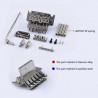 Guitar Bridge 6 Strings Titanium Alloy Tremolo System with Stainless Steel Block