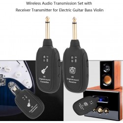 4 Channel Wireless Transceiver System for Electric Guitar Bass Violin